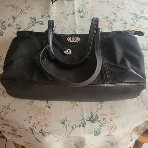 Brighton black microfiber workbag
